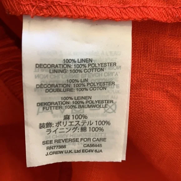 J. Crew Linen Fringe Tank Top - Picture 11 of 12